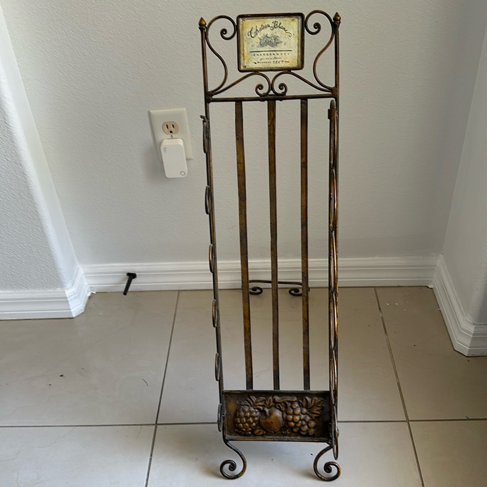Metal Wine holder 6 bottles